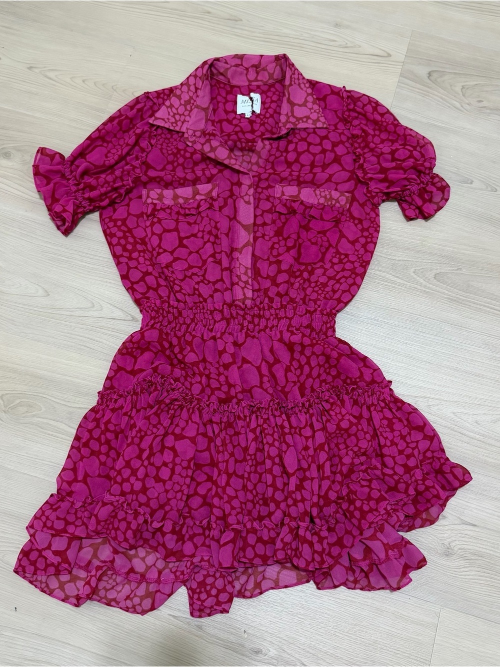 Misa Los Angeles Raspberry Mini Dress - Picture 3 of 9